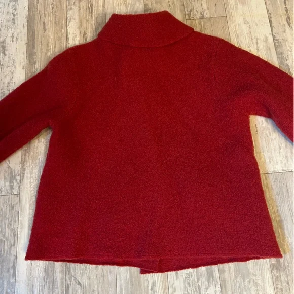 L.L. Bean Boiled Wool Cardigan Jacket - Picture 5 of 12